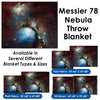 Messier 78 Nebula - Throw Blanket / Tapestry Wall Hanging