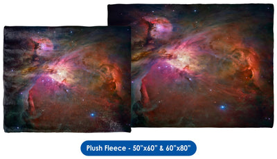 Orion Nebula M42 & M43 Throw Blanket / Tapestry Wall Hanging - Standard Multi-color