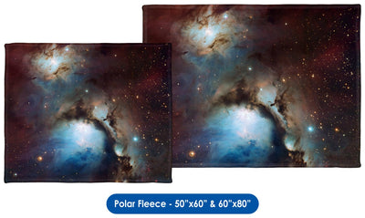 Messier 78 Nebula - Throw Blanket / Tapestry Wall Hanging