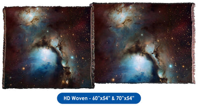 Messier 78 Nebula - Throw Blanket / Tapestry Wall Hanging