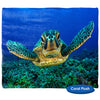 Aquatic Sea Turtle Throw Blanket / Tapestry Wall Hanging