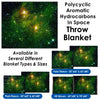 Hydrocarbons In Space - Throw Blanket / Tapestry Wall Hanging