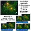 Hydrocarbons In Space - Throw Blanket / Tapestry Wall Hanging
