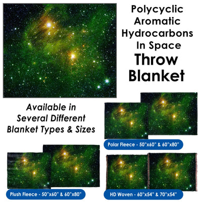 Hydrocarbons In Space - Throw Blanket / Tapestry Wall Hanging