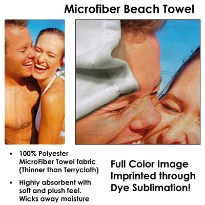 Flag Towel - Microfiber Beach Towel