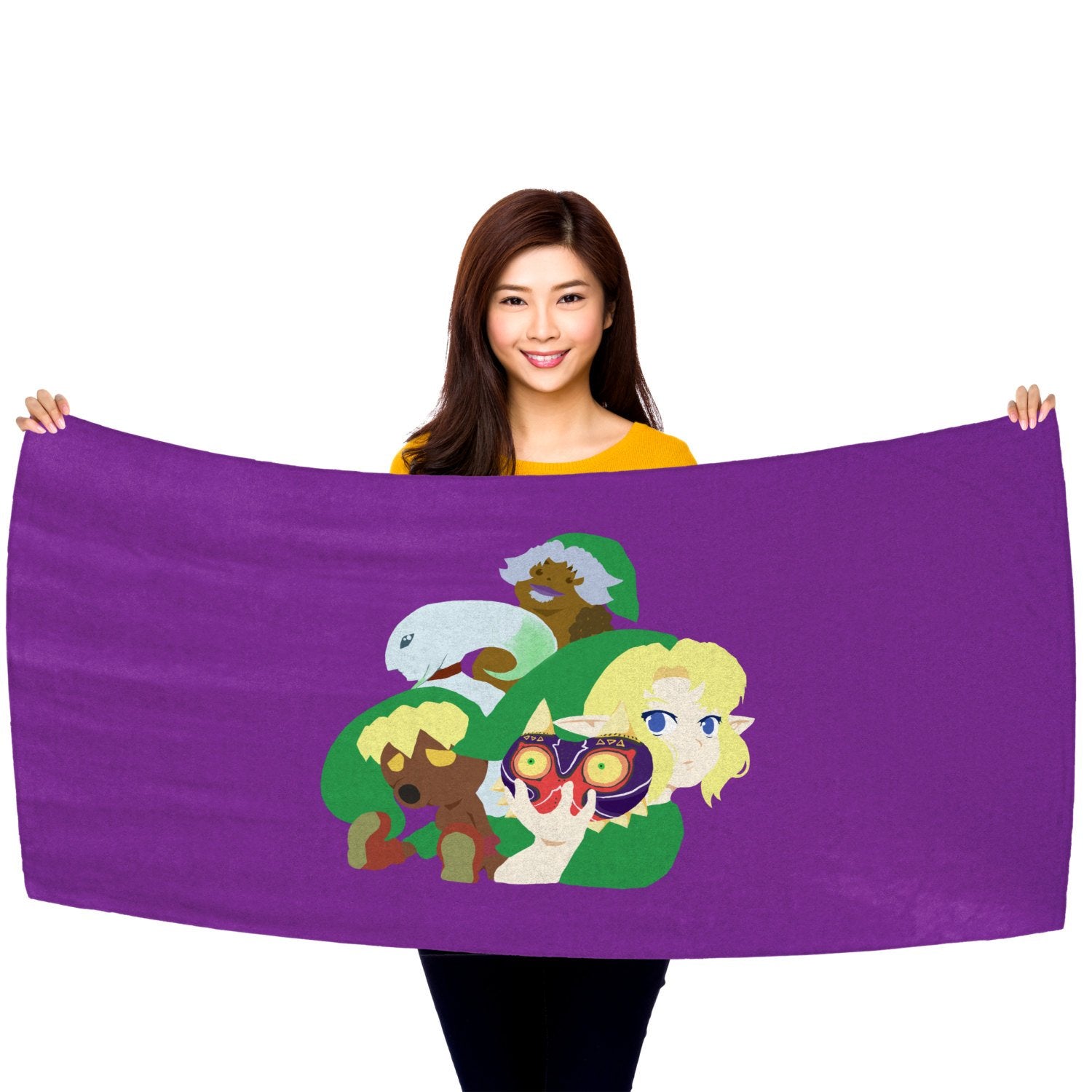 Majora&#39;s Mask Illustration 30" x 60" Microfiber Beach Towel