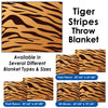 Tiger Stripes - Throw Blanket / Tapestry Wall Hanging