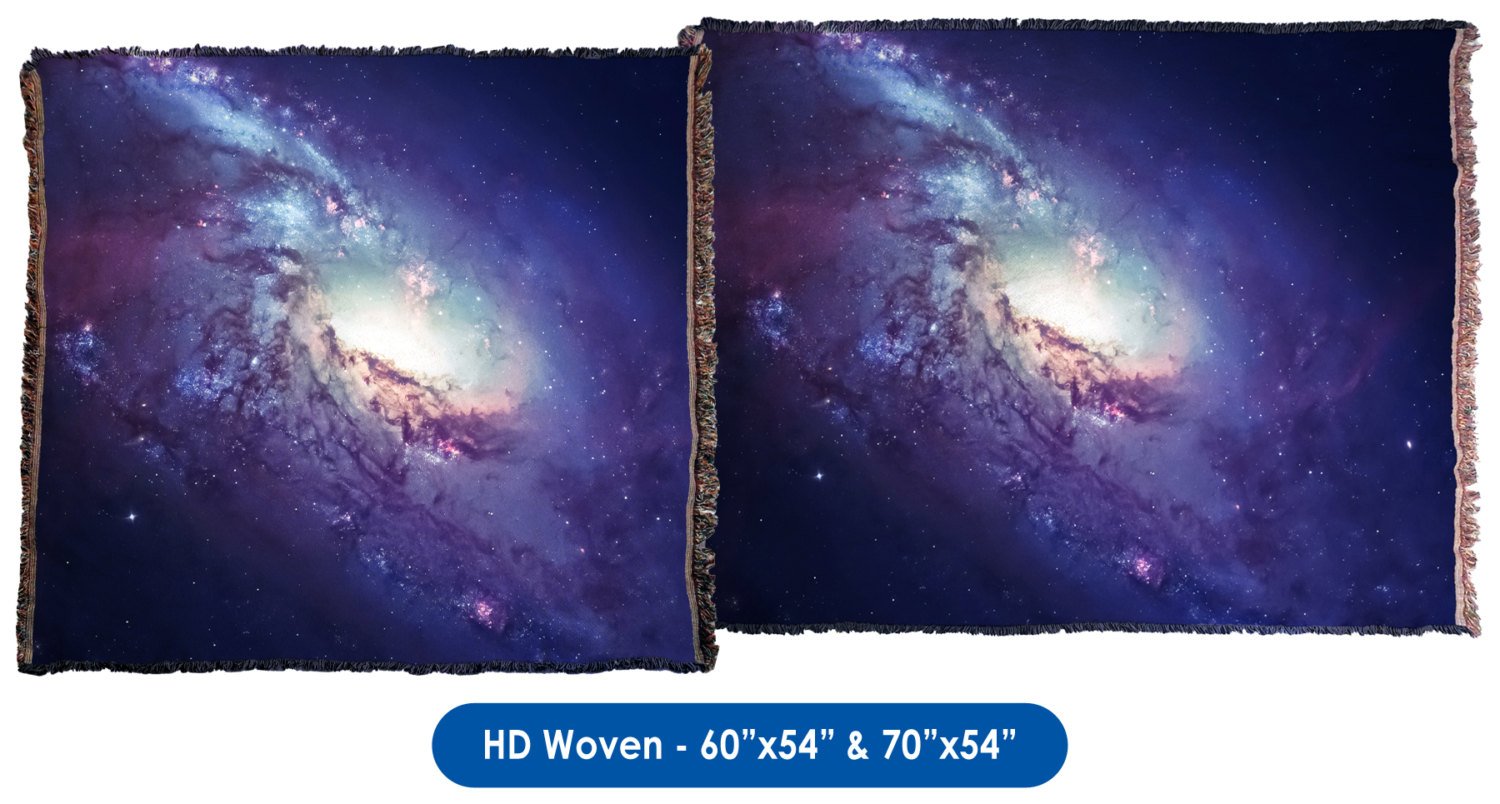 Spiral Galaxy - Throw Blanket / Tapestry Wall Hanging