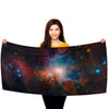 Infrared View of the Orion Nebula 30" x 60" Microfiber Beach Towel