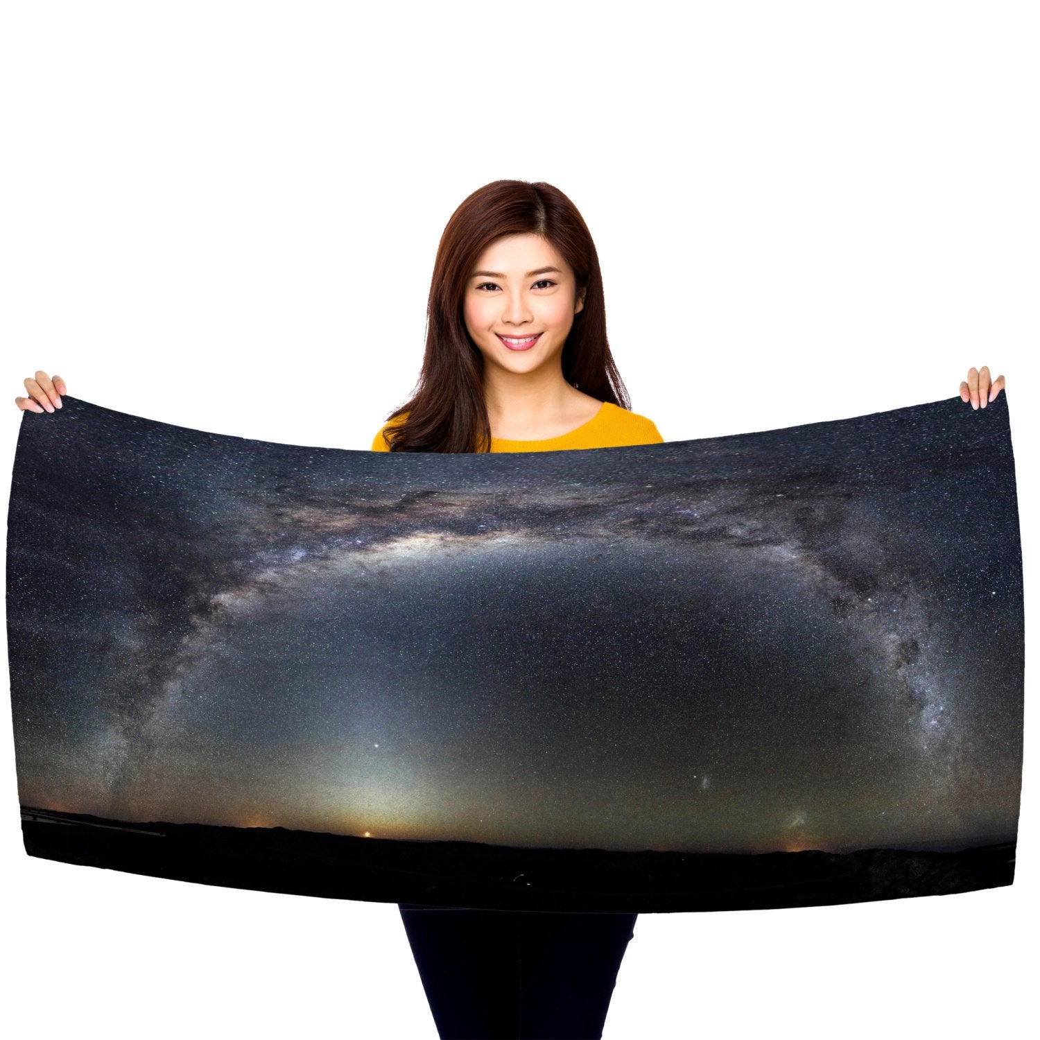 Panorama of the Southern Sky 30" x 60" Microfiber Beach Towel