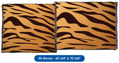 Tiger Stripes - Throw Blanket / Tapestry Wall Hanging