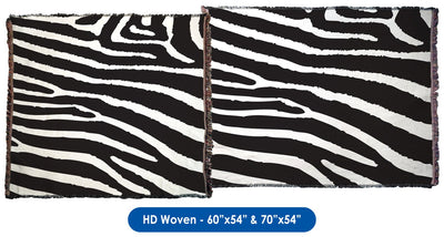 Zebra Stripes - Throw Blanket / Tapestry Wall Hanging
