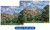Paul Cézanne&#39;s "Montagne Sainte-Victoire" Throw Blanket / Tapestry Wall Hanging