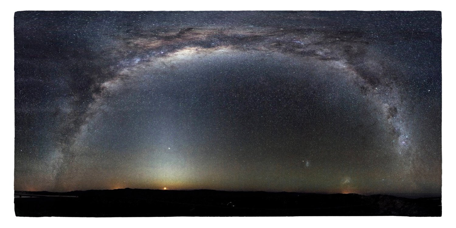 Panorama of the Southern Sky 30" x 60" Microfiber Beach Towel