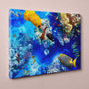 Coral and Tropical Fish, Underwater Photo (24" x 36") - Canvas Wrap Print