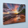 Hawaiian Sunset at Secret Cove, Maui - Canvas Wrap Print