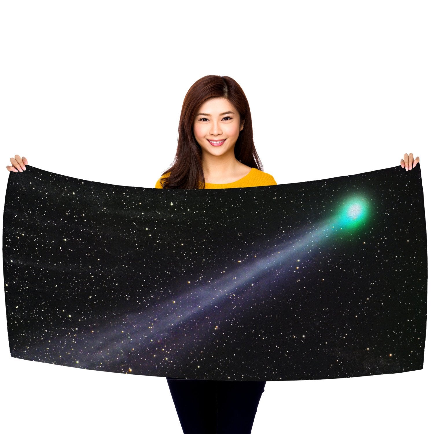 C/2014 Lovejoy Comet 30" x 60" Microfiber Beach Towel