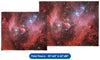 Running Chicken Nebula - Throw Blanket / Tapestry Wall Hanging