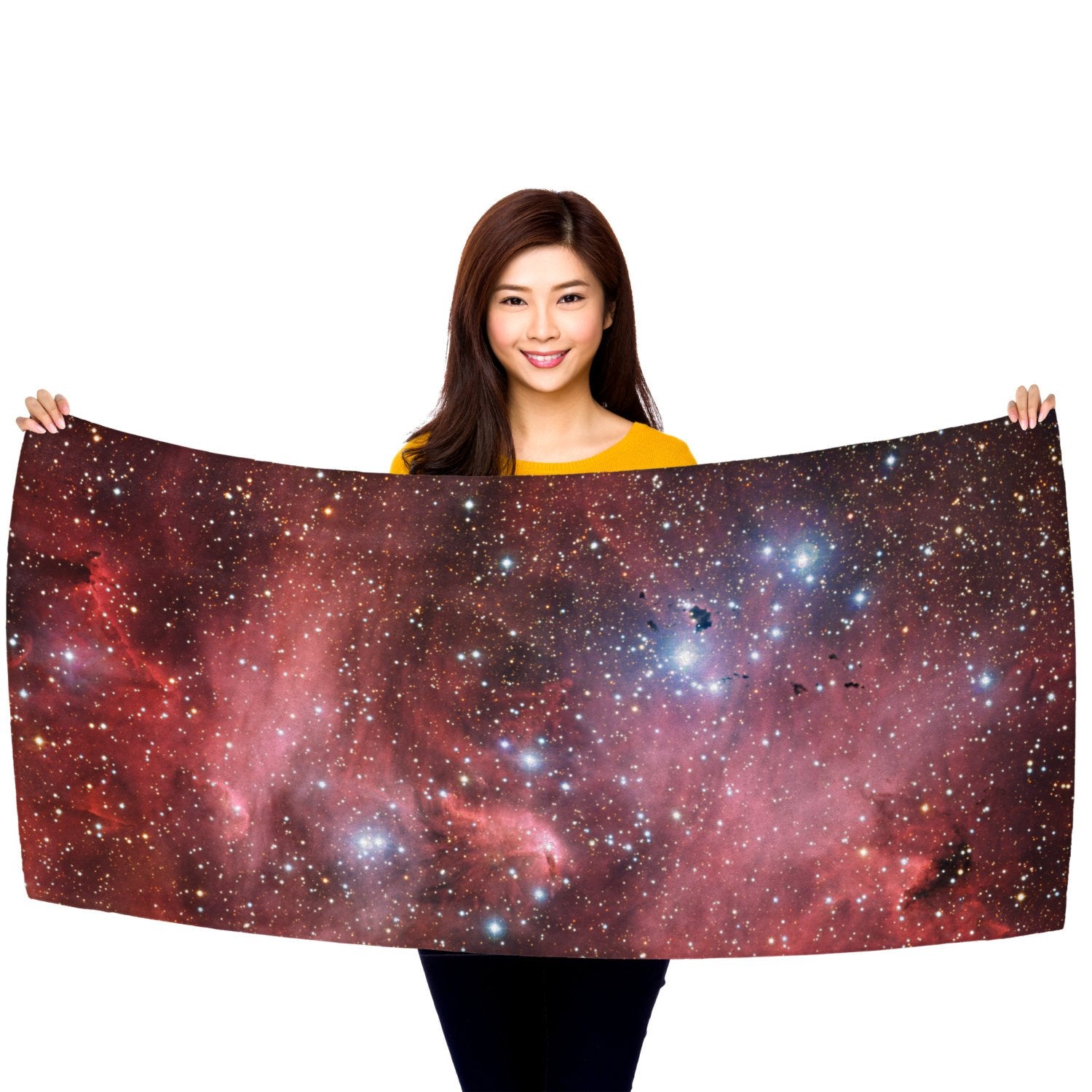 Running Chicken Nebula 30" x 60" Microfiber Beach Towel