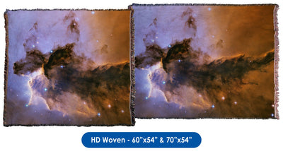 Fairy of Eagle Nebula - Throw Blanket / Tapestry Wall Hanging