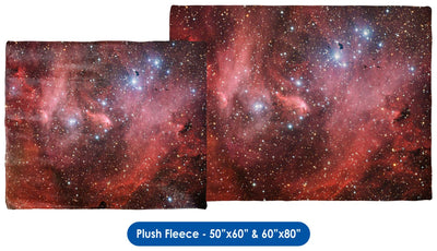 Running Chicken Nebula - Throw Blanket / Tapestry Wall Hanging