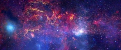 Center of the Milky Way Galaxy IV, Composite (32" x 48") - Canvas Wrap Print