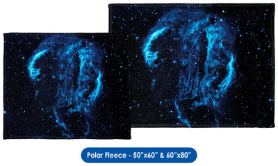 Cygnus Loop Nebula - Throw Blanket / Tapestry Wall Hanging