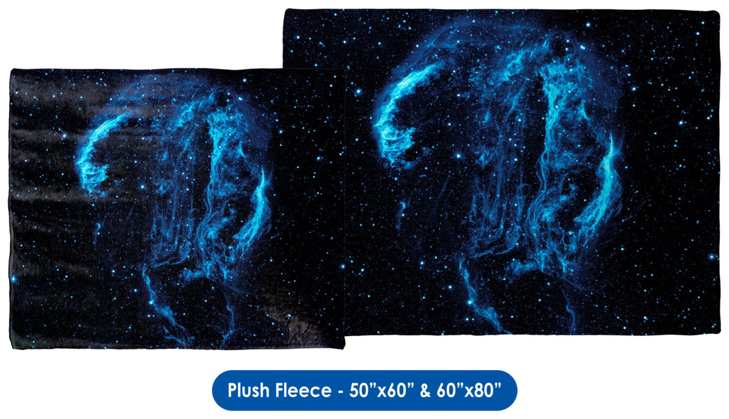 Cygnus Loop Nebula - Throw Blanket / Tapestry Wall Hanging