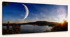 Sunset on Another World, Panorama (10" x 24") - Canvas Wrap Print