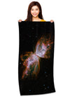 Butterfly Nebula 30" x 60" Microfiber Beach Towel