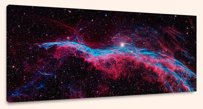 The Veil Nebula, NGC 6960 - Canvas Wrap Print