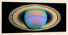 Saturn&#39;s Rings in Ultraviolet Light (20" x 48") - Canvas Wrap Print