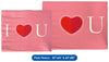 Valentine&#39;s Day - I Heart You Throw Blanket / Tapestry Wall Hanging