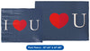 Valentine&#39;s Day - I Heart You (For Him) Throw Blanket / Tapestry Wall Hanging