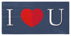 Valentine&#39;s Day - I Heart You (For Him) 30" x 60" Microfiber Beach Towel