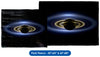 Cassini, Saturn in Silhouette - Throw Blanket / Tapestry Wall Hanging