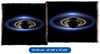 Cassini, Saturn in Silhouette - Throw Blanket / Tapestry Wall Hanging