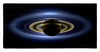 Cassini, Saturn in Silhouette 30" x 60" Microfiber Beach Towel