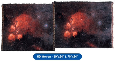 Cat&#39;s Paw Nebula - Throw Blanket / Tapestry Wall Hanging