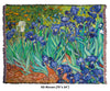 Vincent Van Gogh, Irises, Saint Remy - Throw Blanket / Tapestry Wall Hanging