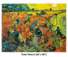 Vincent Van Gogh, The Red Vineyard - Throw Blanket / Tapestry Wall Hanging