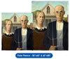 American Gothic by Grant Wood - Throw Blanket / Tapestry Wall Hanging