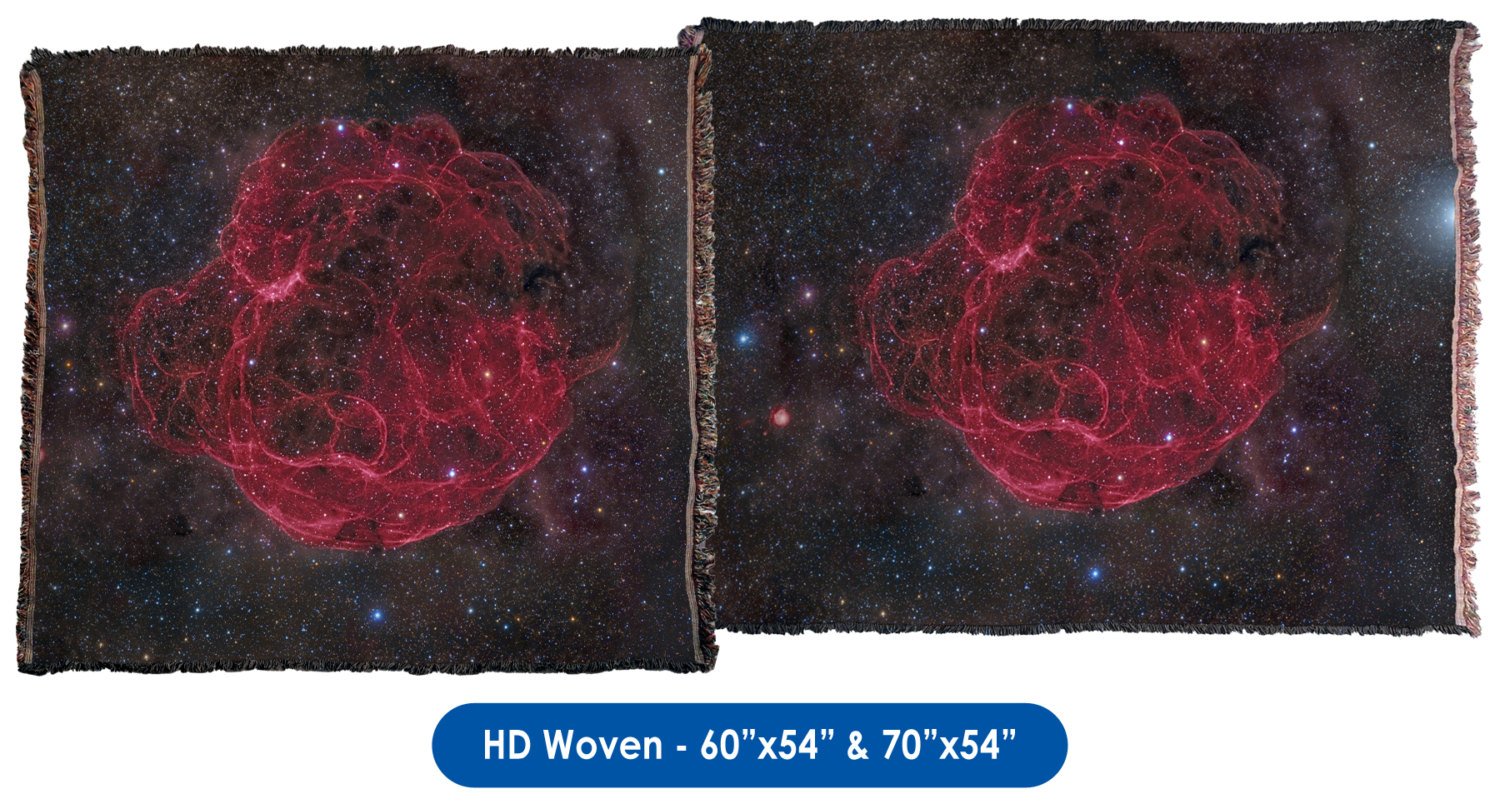 Spaghetti Nebula - Throw Blanket / Tapestry Wall Hanging