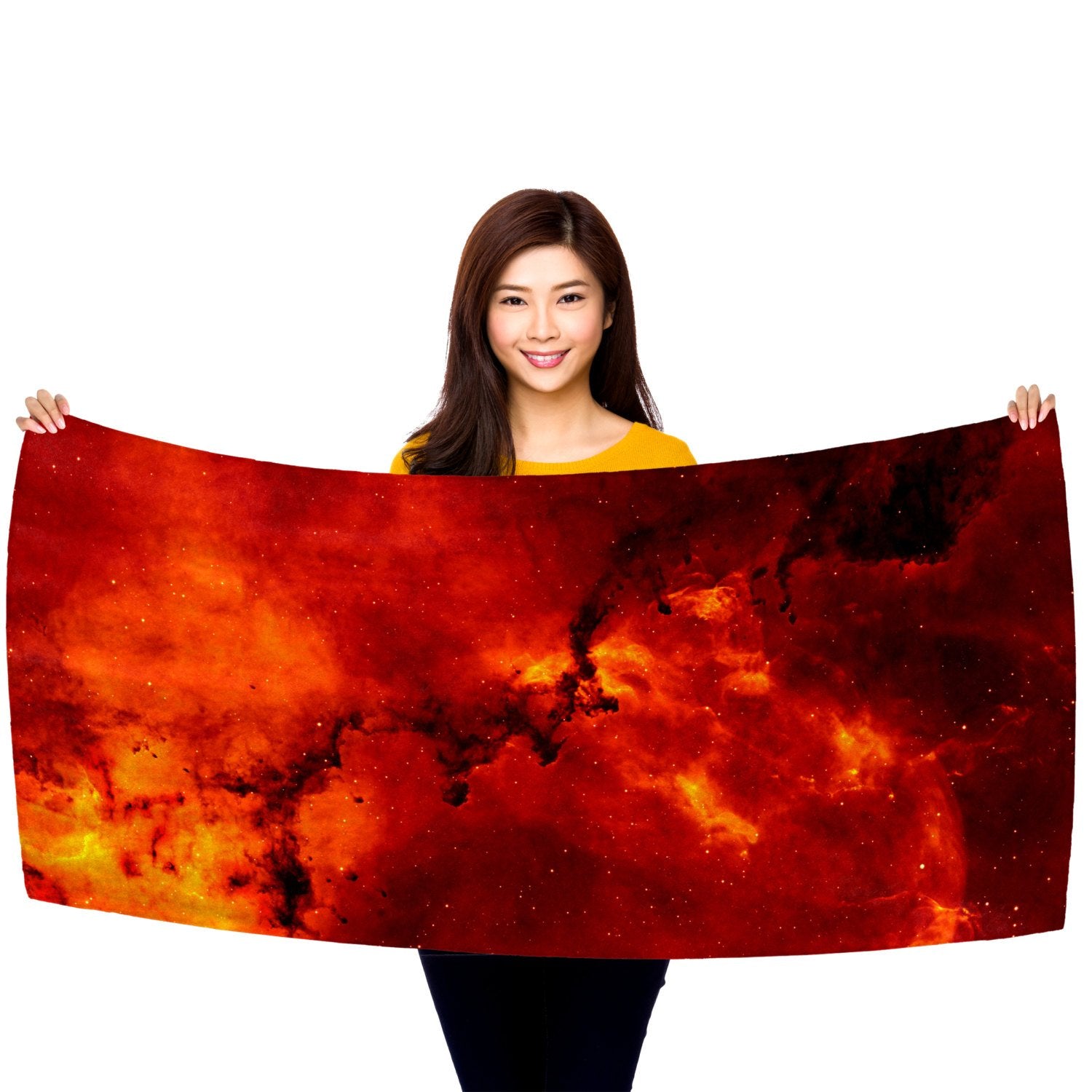 Rosette Nebula 30" x 60" Microfiber Beach Towel