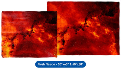 Rosette Nebula - Throw Blanket / Tapestry Wall Hanging
