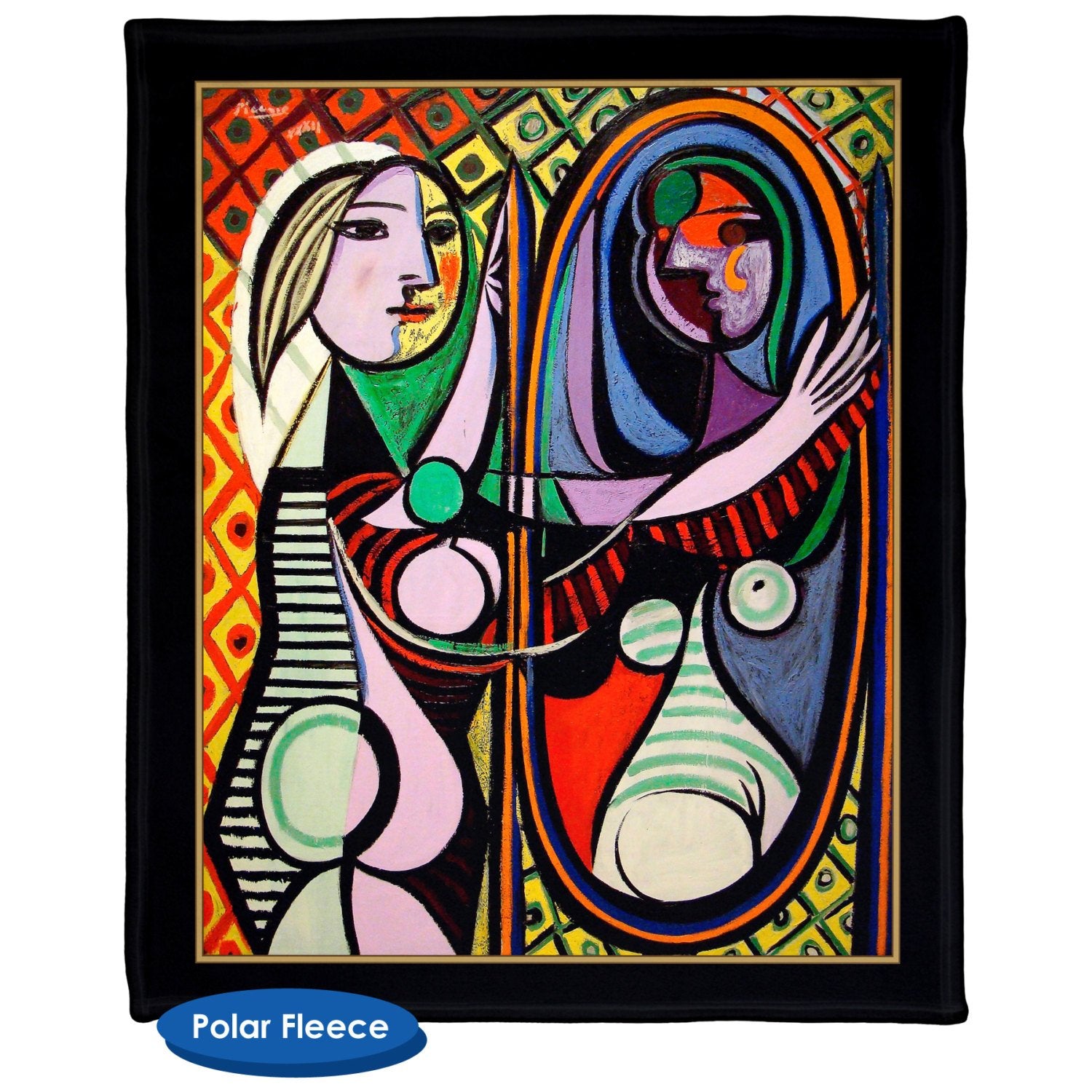 Pablo Picasso&#39;s Girl Before A Mirror - Throw Blanket / Tapestry Wall Hanging