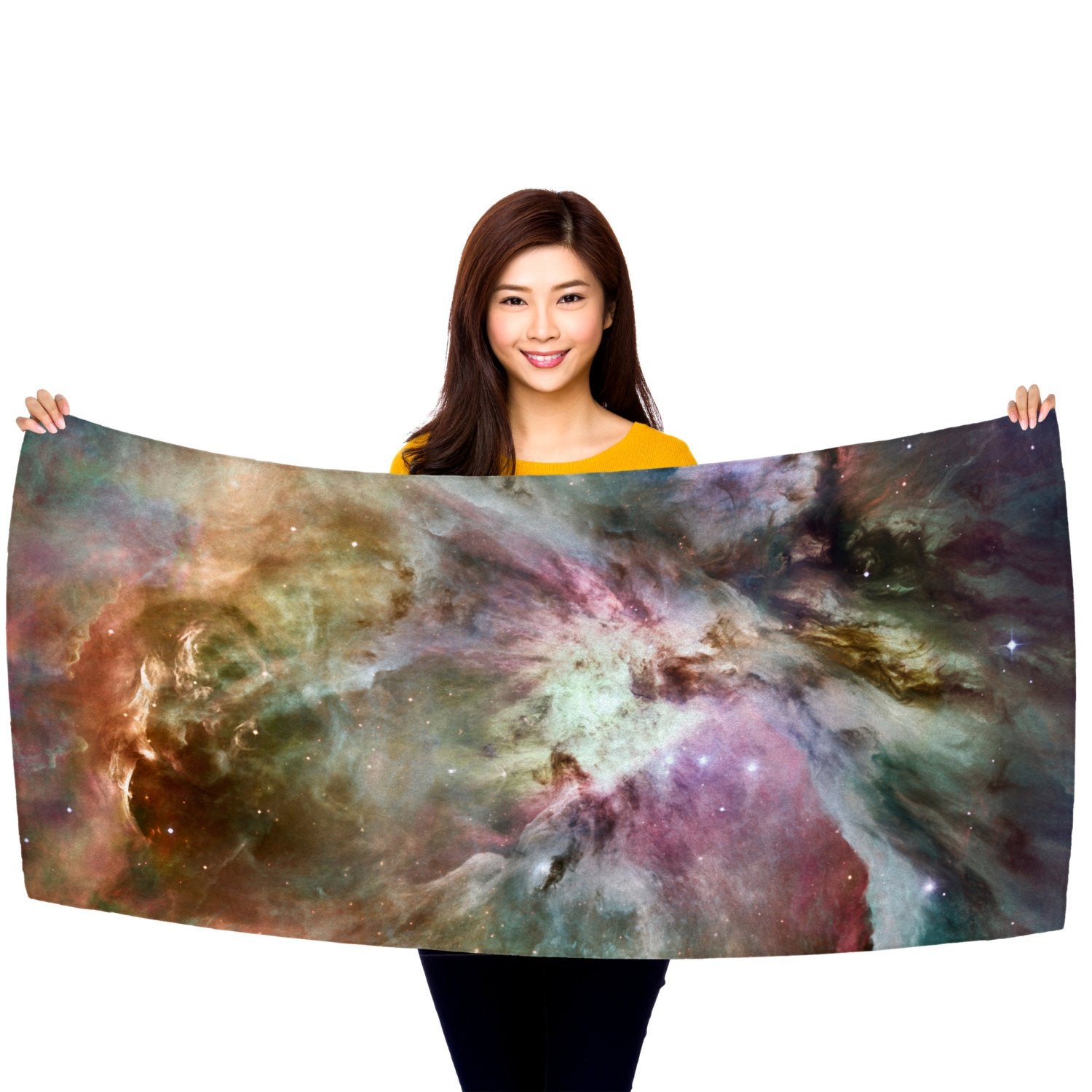 Different Slant on Orion Nebula 30" x 60" Microfiber Beach Towel