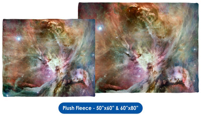 Different Slant on Orion Nebula - Throw Blanket / Tapestry Wall Hanging