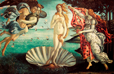 The Birth of Venus by Sandro Botticelli - Canvas Print, 18 by 12 Inch
