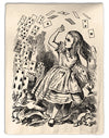 Alice in Wonderland - Alice and the Card Army - Throw Blanket / Tapestry Wall Hanging
